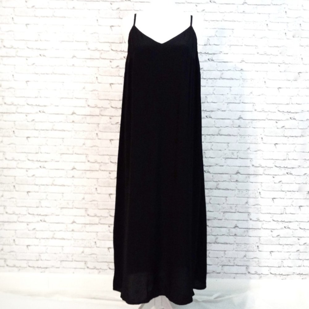Gap Tie-Back Black Camisole Dress New